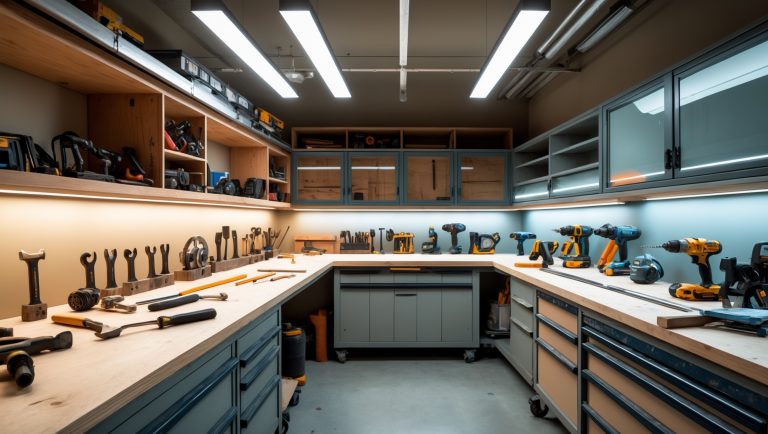 DIY Shop Lighting Upgrade: Comparing LED, Fluorescent, and Smart Fixtures for Your Home Workshop